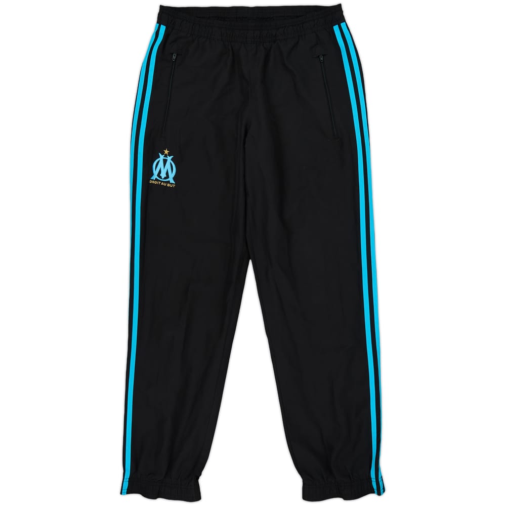 2014-15 Olympique Marseille adidas Track Pants/Bottoms - 8/10 - (M)