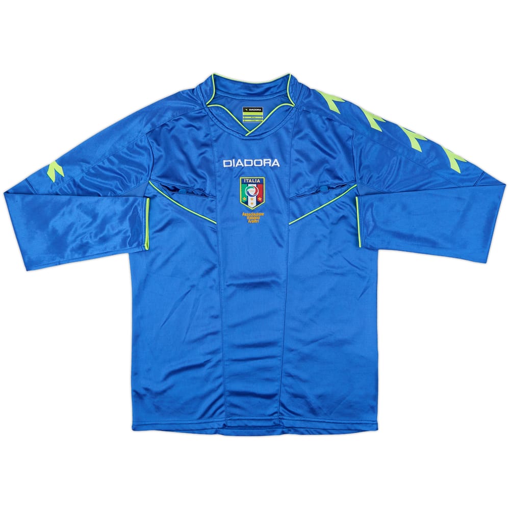 2013-14 Italy Diadora Referee L/S Shirt - 7/10 - (S)