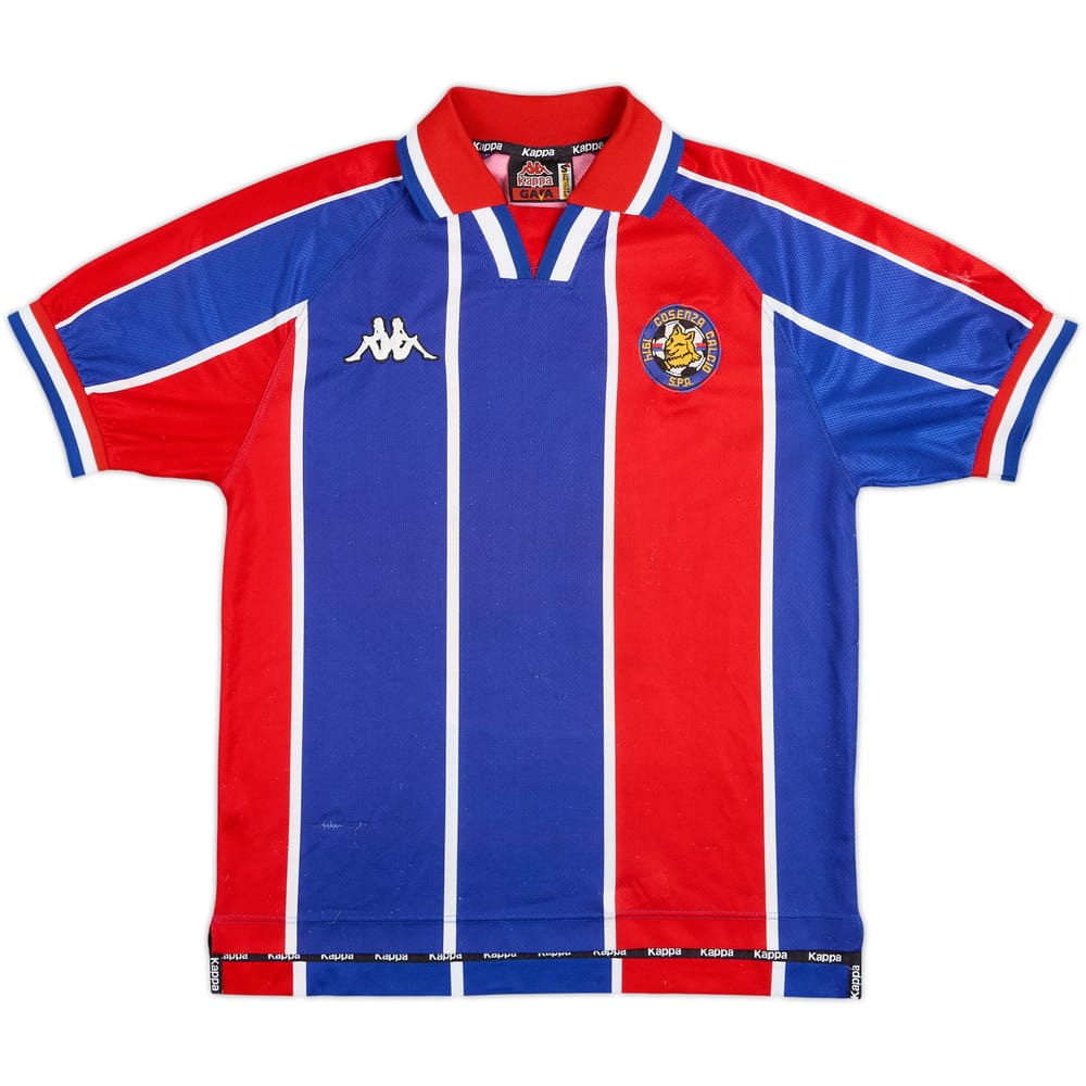 1997-00 Cosenza Match Issue Home Shirt #3