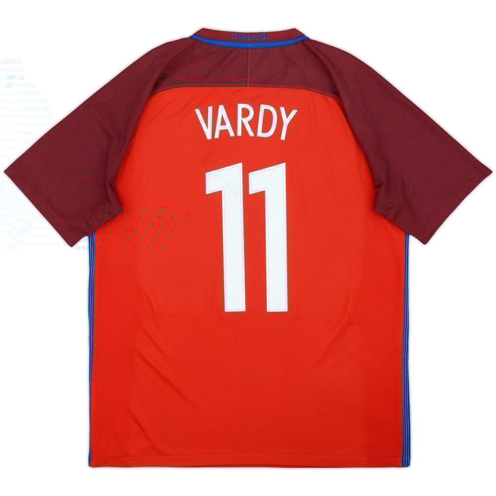 2016-17 England Away Shirt Vardy #11 - 9/10 - (L)