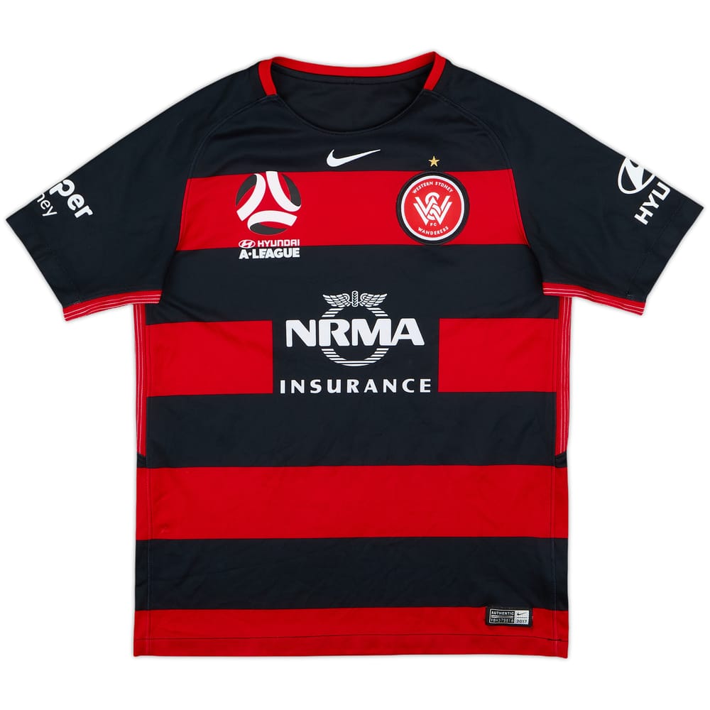 2017-18 Western Sydney Wanderers Home Shirt - 10/10 - (L.Boys)
