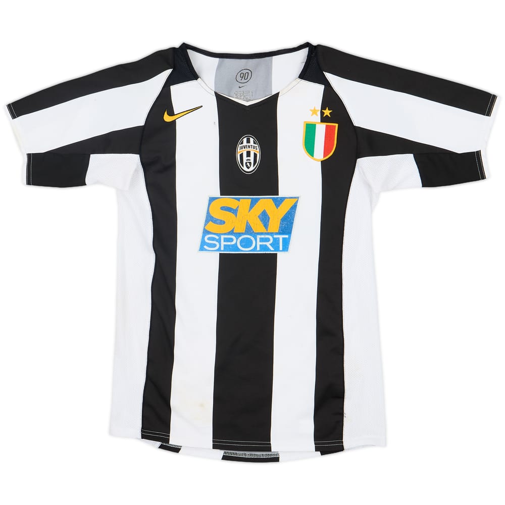 2004-05 Juventus Home Shirt - 5/10 - (L.Boys)