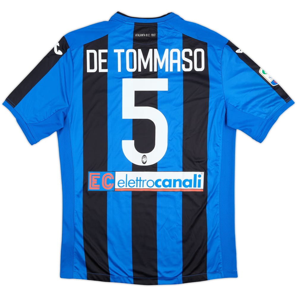 2017-18 Atalanta Home Shirt De Tommaso #5 - 8/10 - (XL)