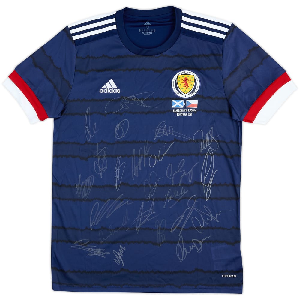 2020 Scotland Player Issue Squad Signed Away Shirt - 9/10 - (M)