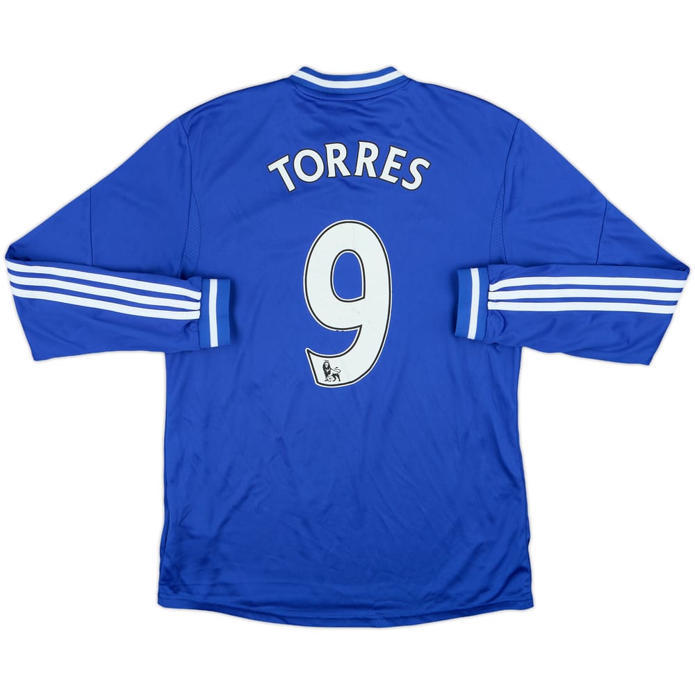 2013-14 Chelsea Home L/S Shirt Torres #9 - 4/10 - (M)