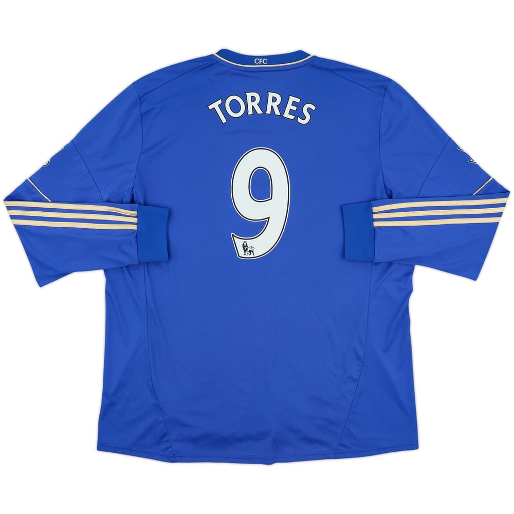 2012-13 Chelsea Home L/S Shirt Torres #9 - 6/10 - (XXL)