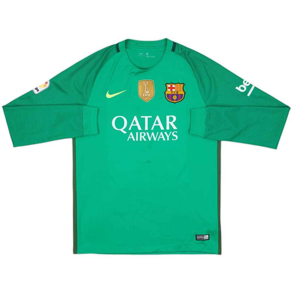 2016-17 Barcelona GK Shirt - 6/10 - (M)