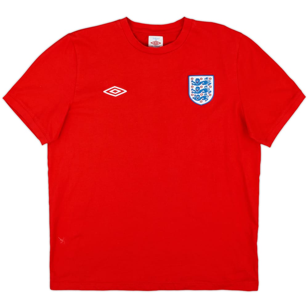 2010 England Umbro Cotton Tee - 9/10 - (XL)