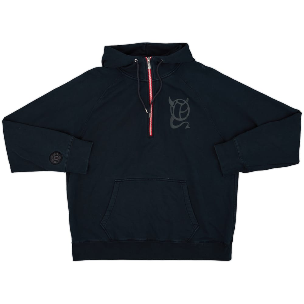 2010-11 Manchester United Nike Hooded Track Jacket - 8/10 - (XL)