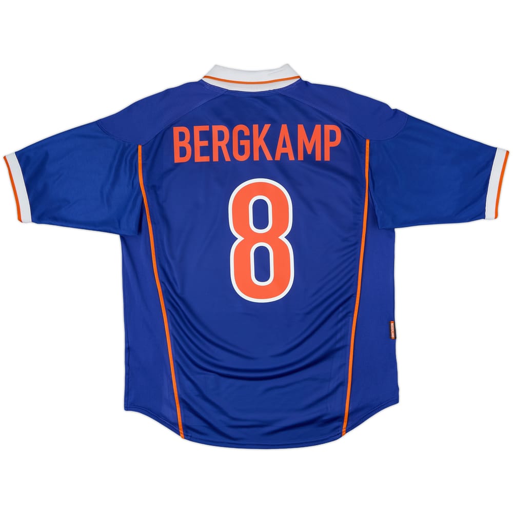 1998-00 Netherlands Away Shirt Bergkamp #8 - 8/10 - (L)