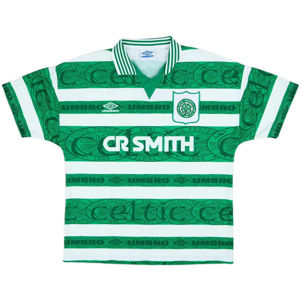 1995-97 Celtic Home Shirt - 8/10 - (L)
