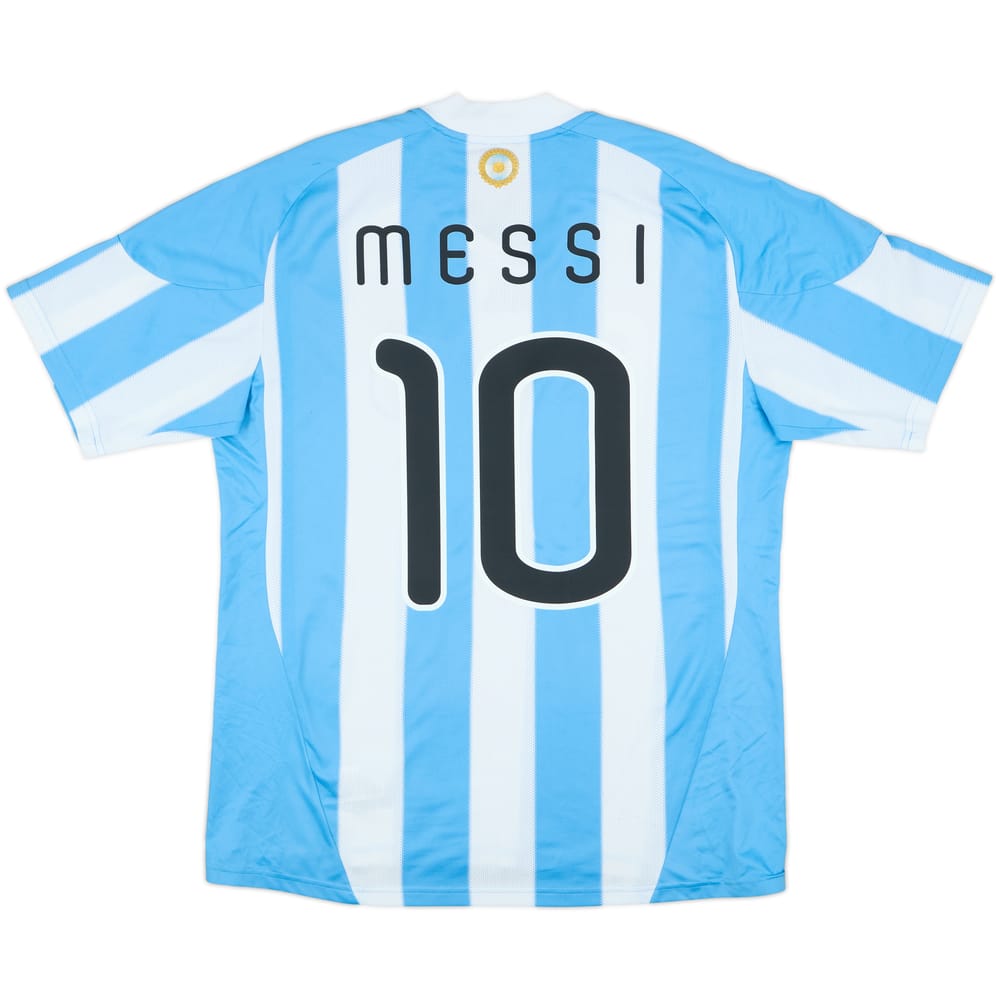 2010-11 Argentina Home Shirt Messi #10 - 6/10 - (L)