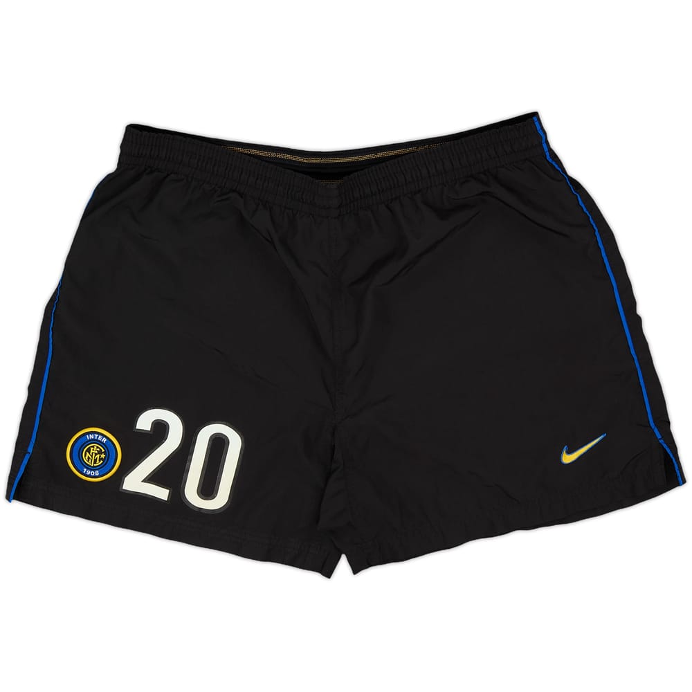 2000-01 Inter Milan Home Shorts #20 - 6/10 - (L)