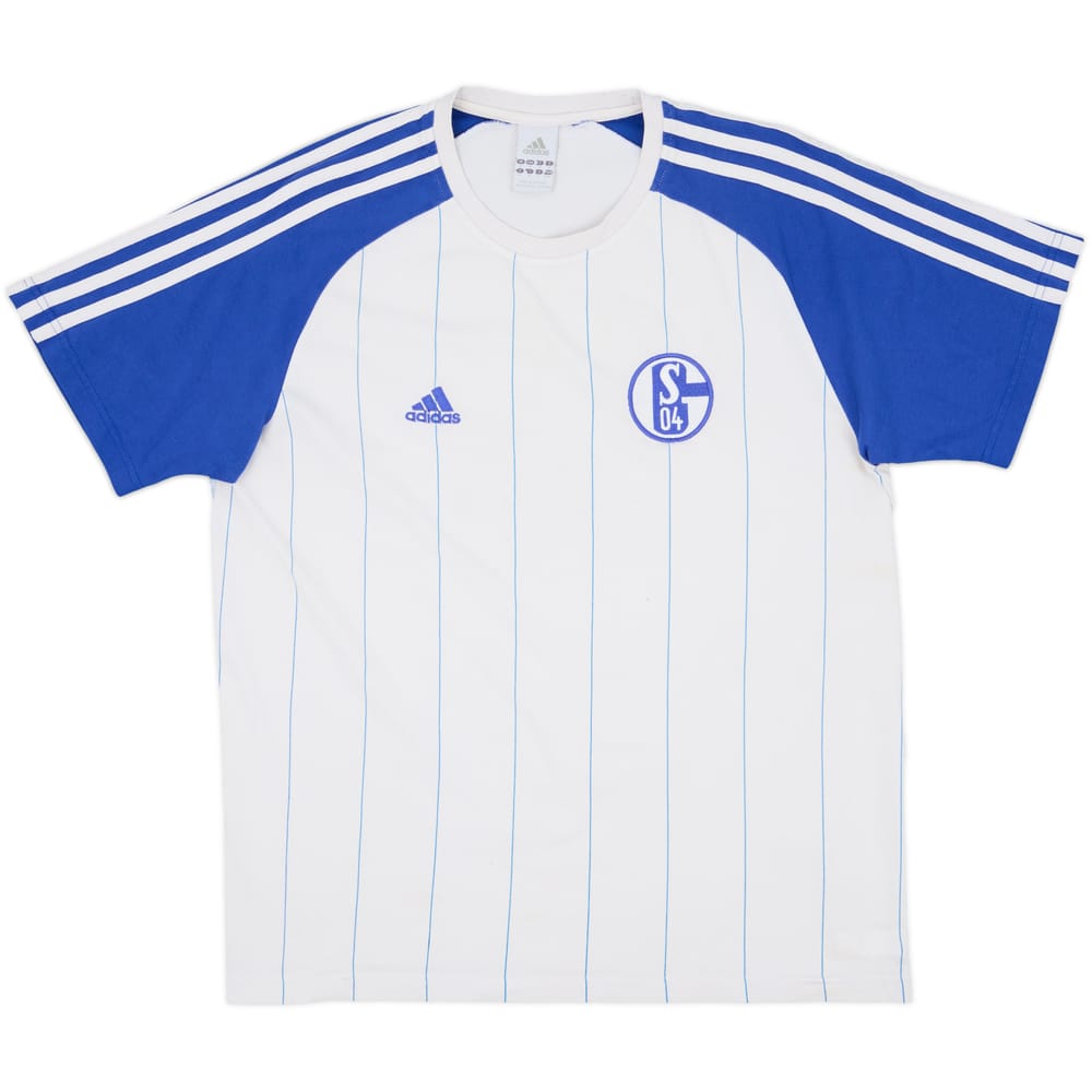 2011-12 Schalke adidas Cotton Tee - 6/10 - (M)