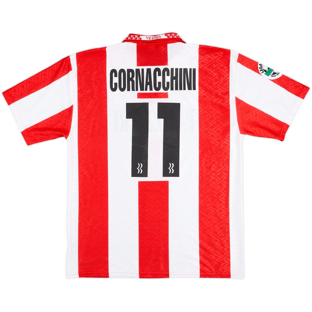 1996-97 Vicenza Match Issue Home Shirt Cornacchini #11