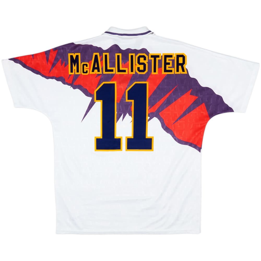 1991-93 Scotland Away Shirt McAllister #11 - 8/10 - (XL)