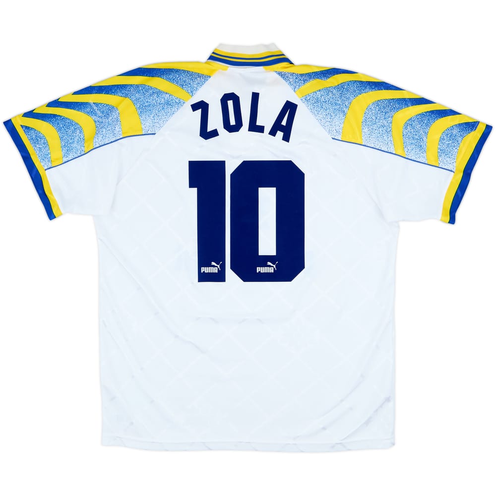 1995-97 Parma Home Shirt Zola #10 - 8/10 - (L)