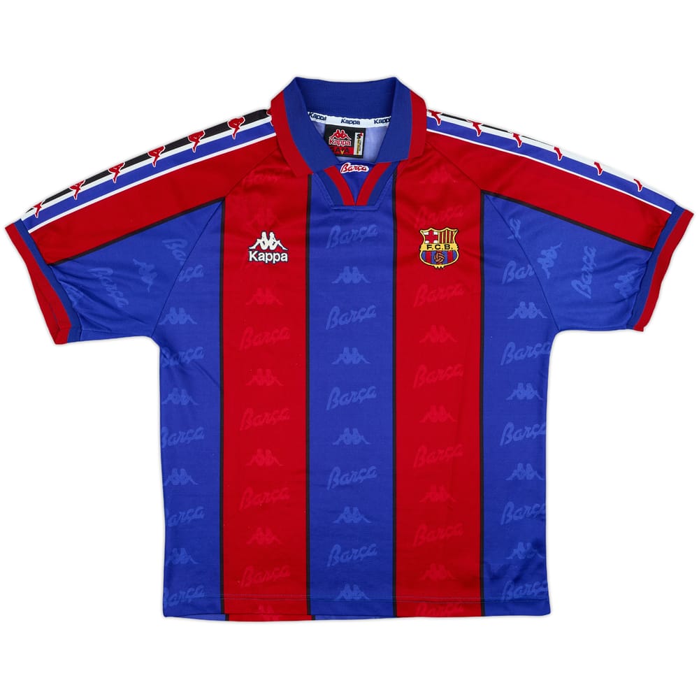1995-97 Barcelona Home Shirt - 9/10 - (S)