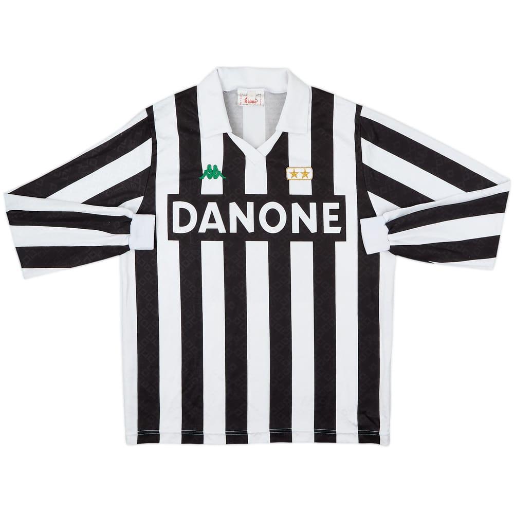 1992-94 Juventus Home L/S Shirt - 9/10 - (M)