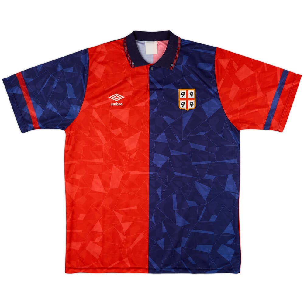 1990-93 Cagliari Home Shirt - 8/10 - (XL)