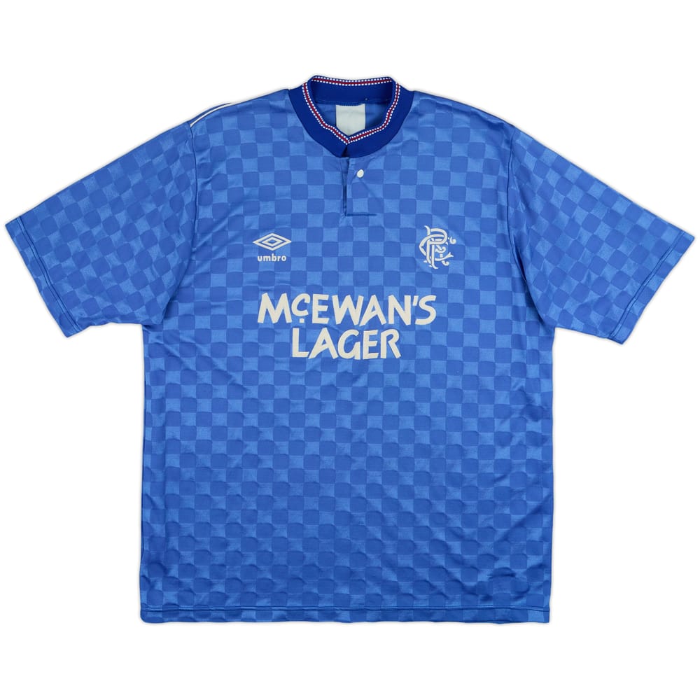 1987-90 Rangers Home Shirt - 6/10 - (L)