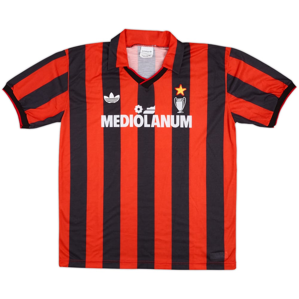 1990-91 AC Milan Home Shirt #4 - 8/10 - (L)