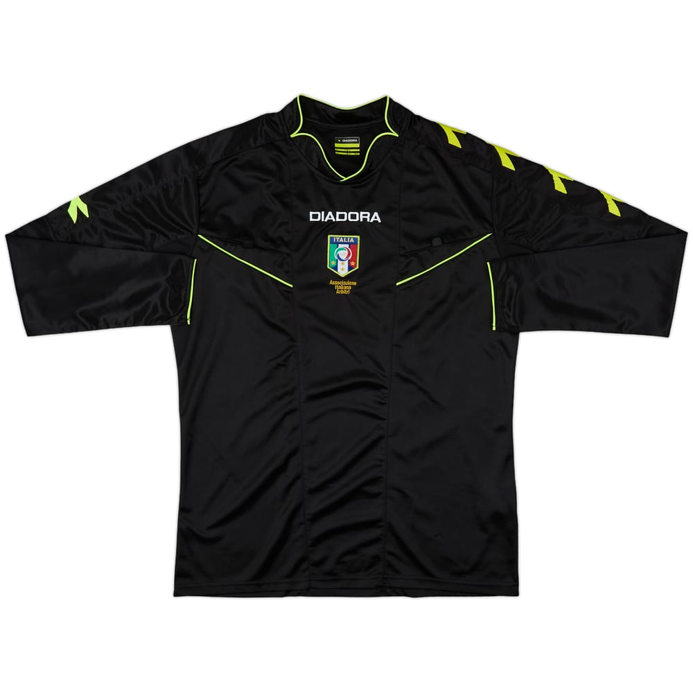 2013-15 Italy Diadora Referee L/S Shirt - 5/10 - (L)
