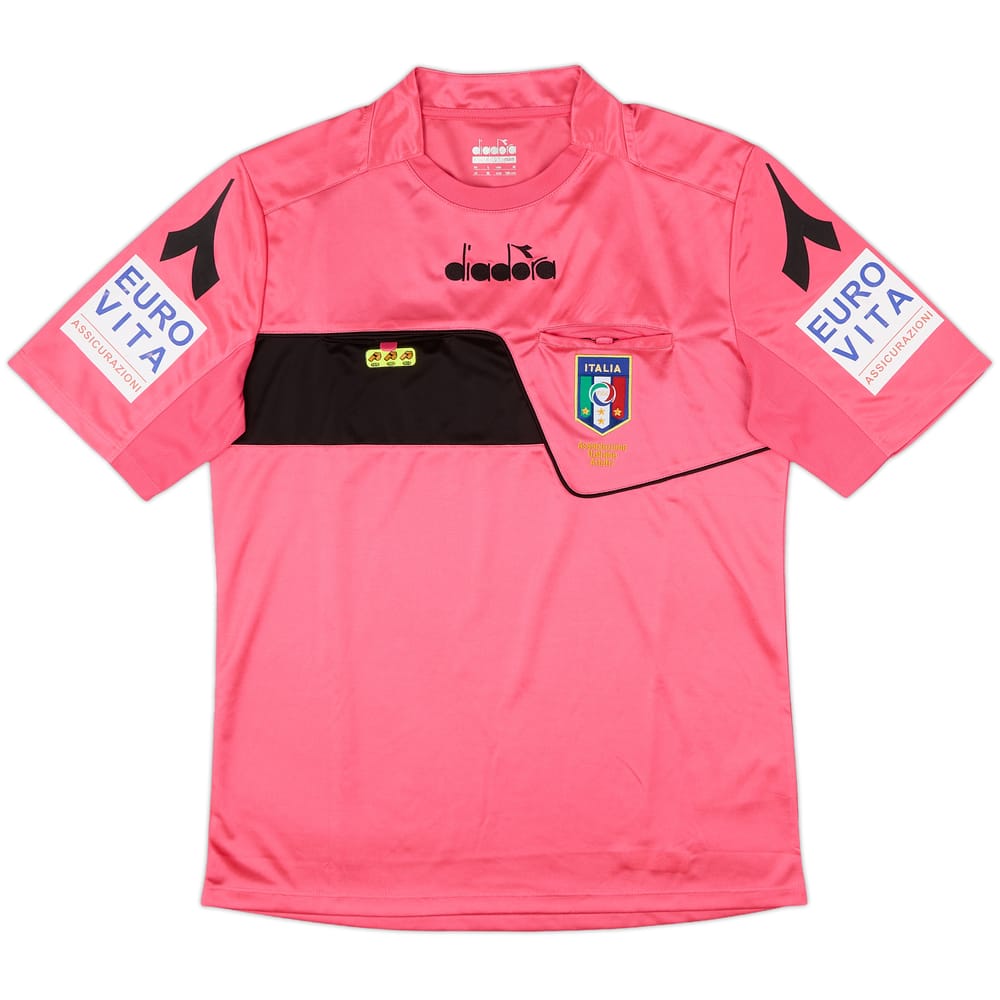 2018-19 Italy Diadora Referee Shirt - 7/10 - (M)