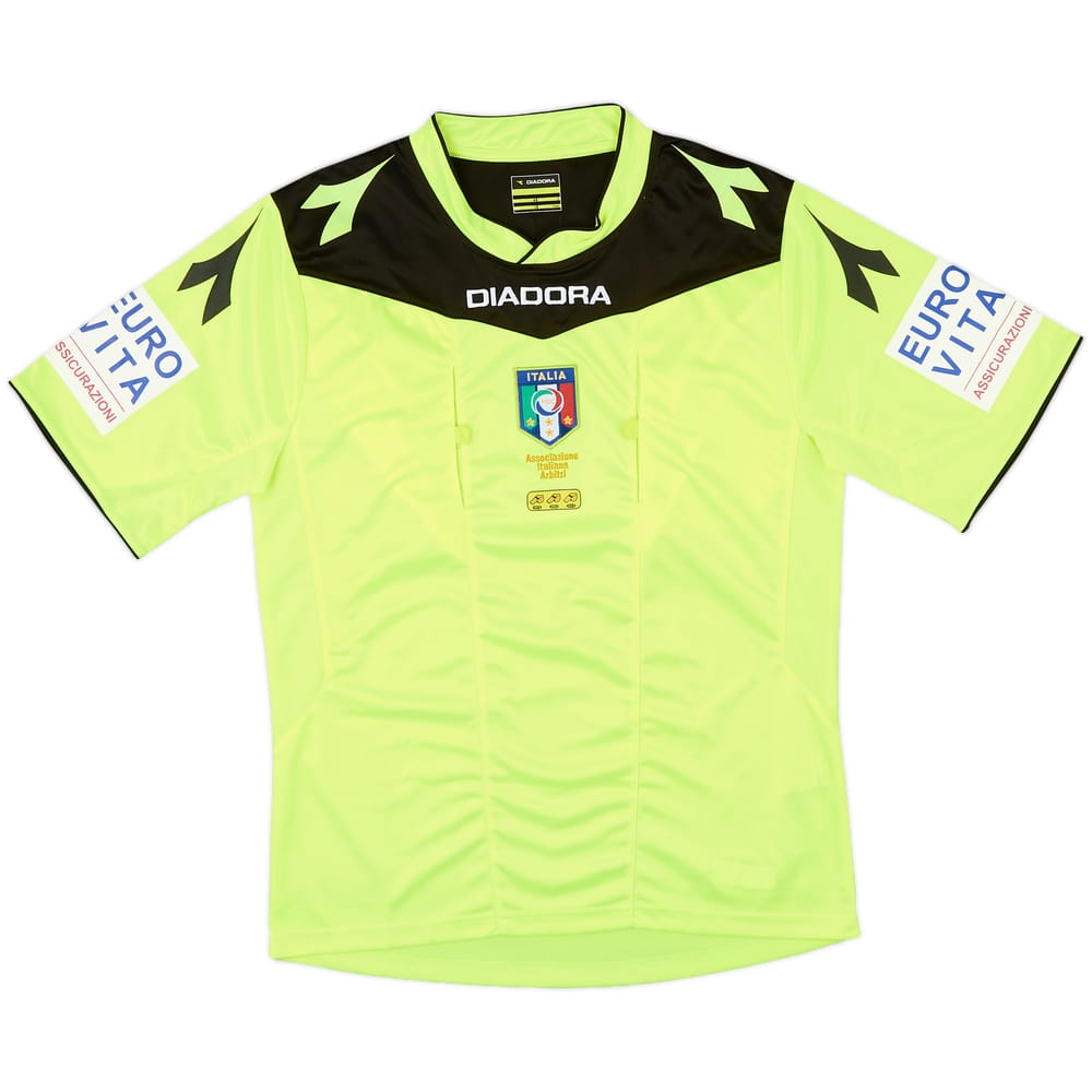 2015-16 Italy Diadora Referee Shirt - 10/10 - (S)