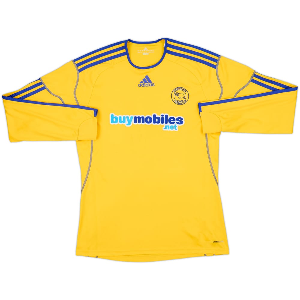 2010-11 Derby County Away L/S Shirt - 6/10 - (S)