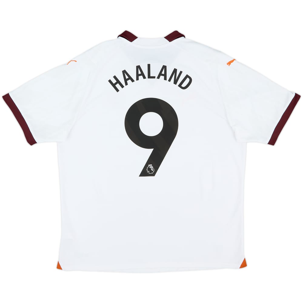 2023-24 Manchester City Away Shirt Haaland #9 - 9/10 - (XL)