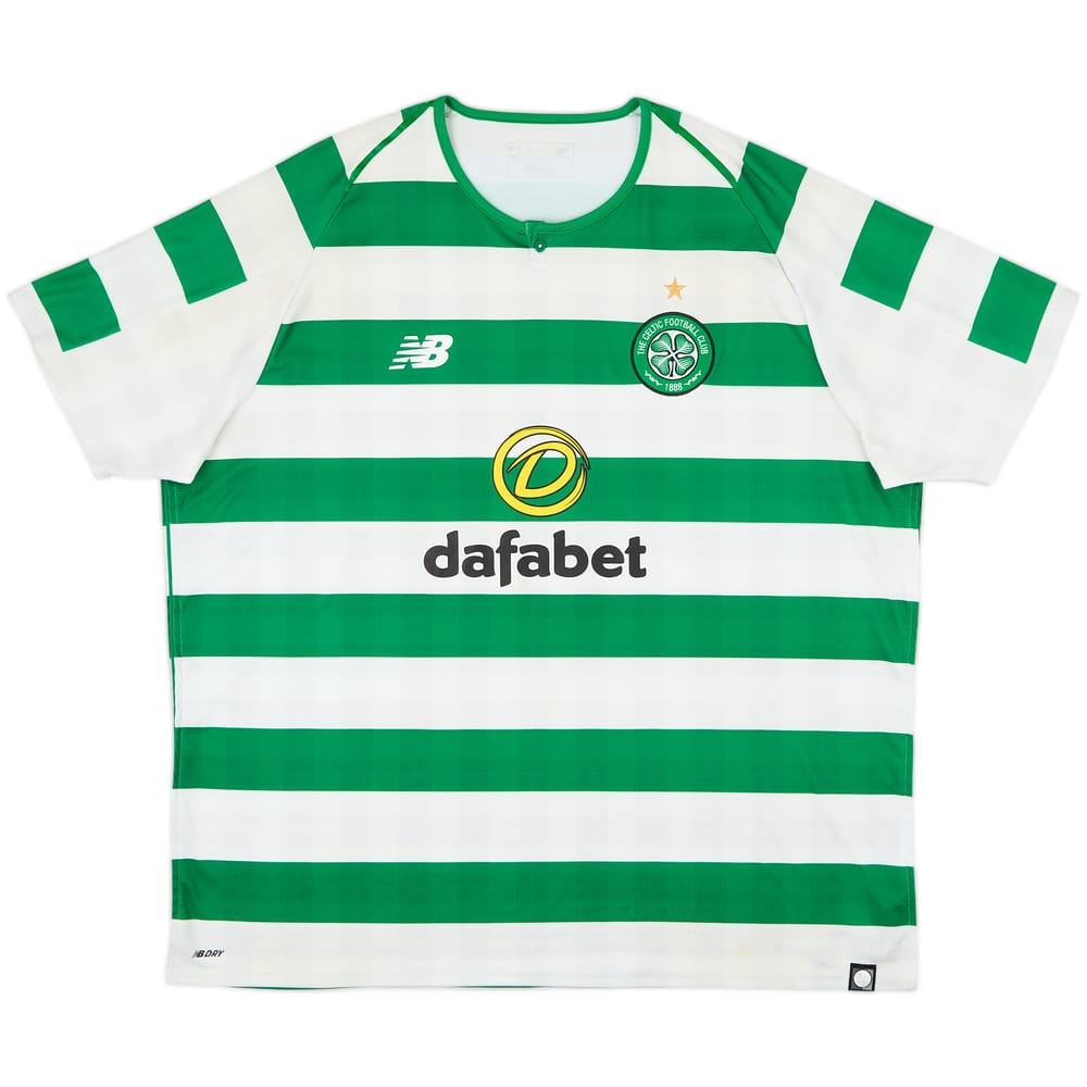 2018-19 Celtic Home Shirt - 8/10 - (XXL)