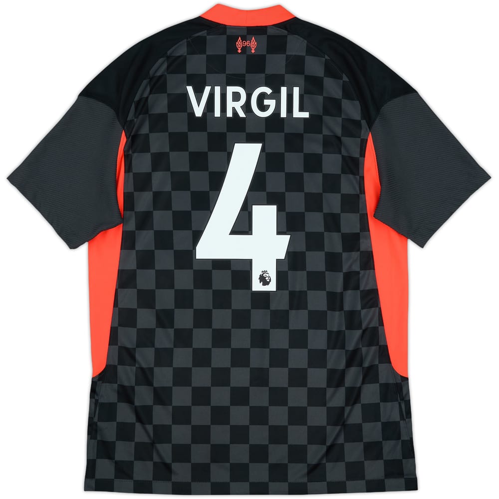 2020-21 Liverpool Third Shirt Virgil #4 - 10/10 - (M)