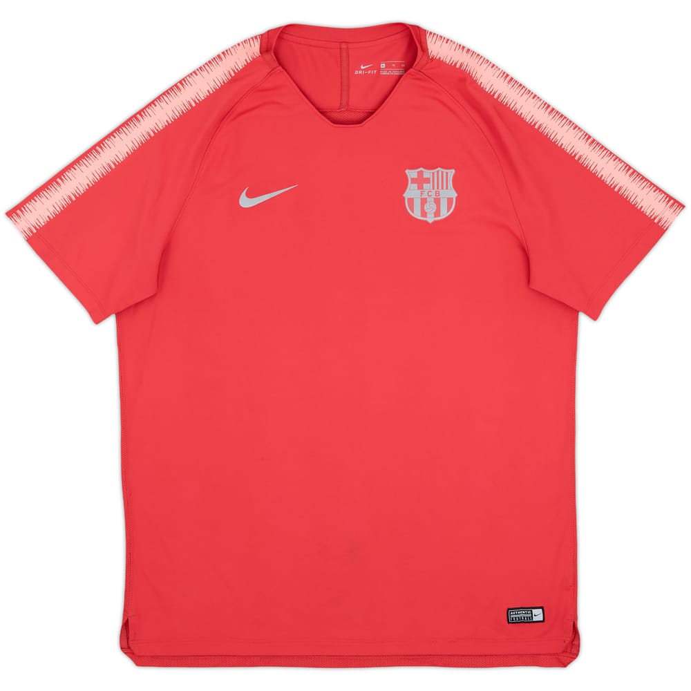 2018-19 Barcelona Nike Training Shirt - 8/10 - (XL)