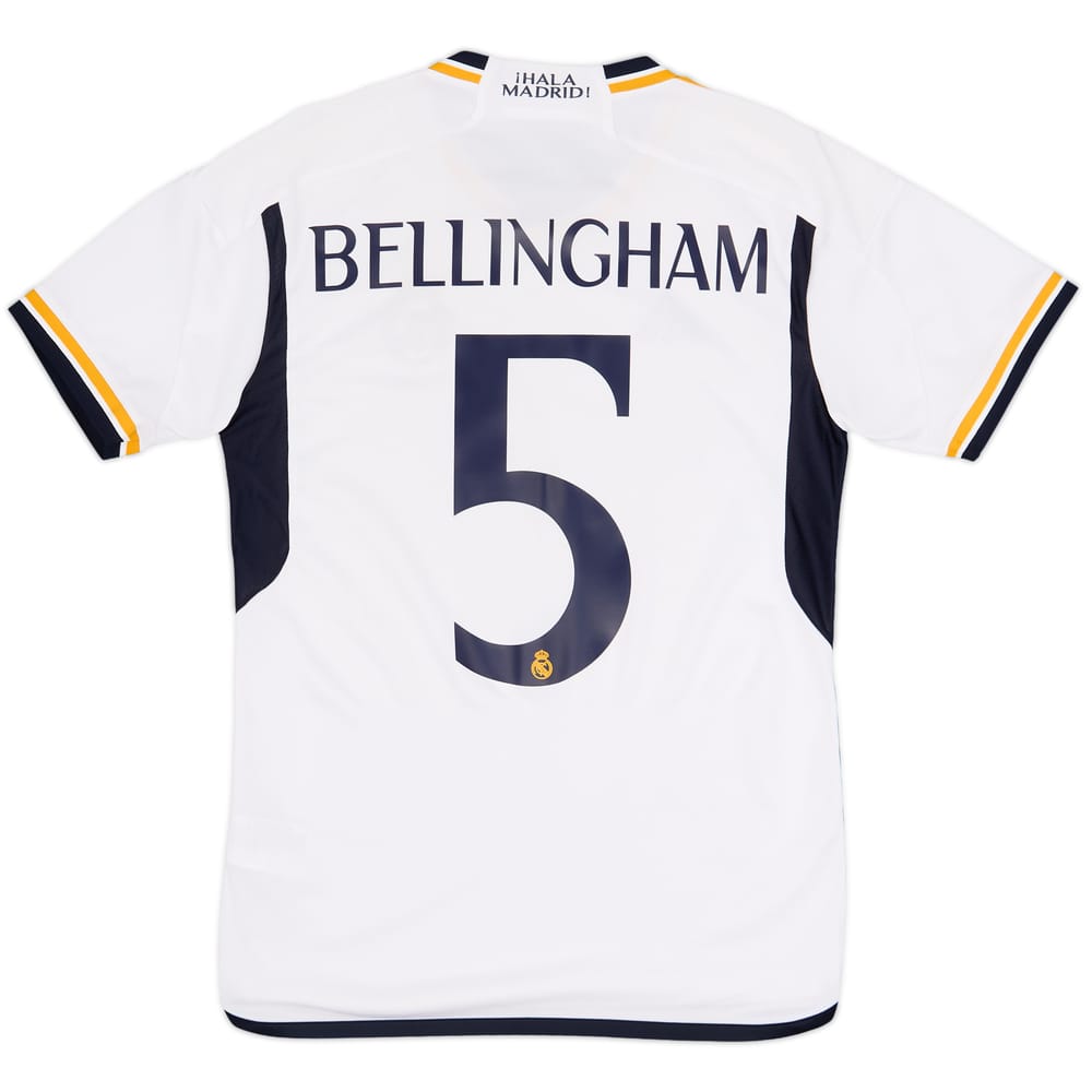 2023-24 Real Madrid Home Shirt Bellingham #5 - 9/10 - (S)