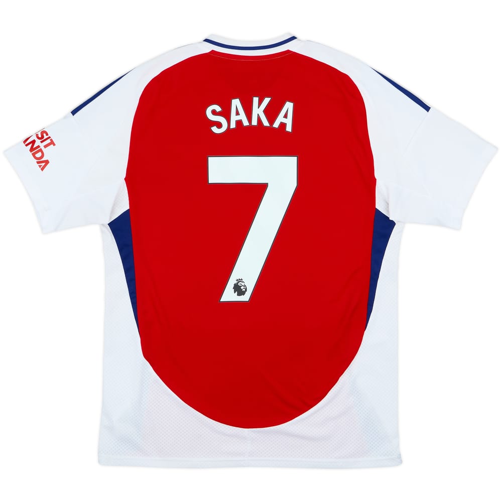 2024-25 Arsenal Home Shirt Saka #7 - 8/10 - (M)