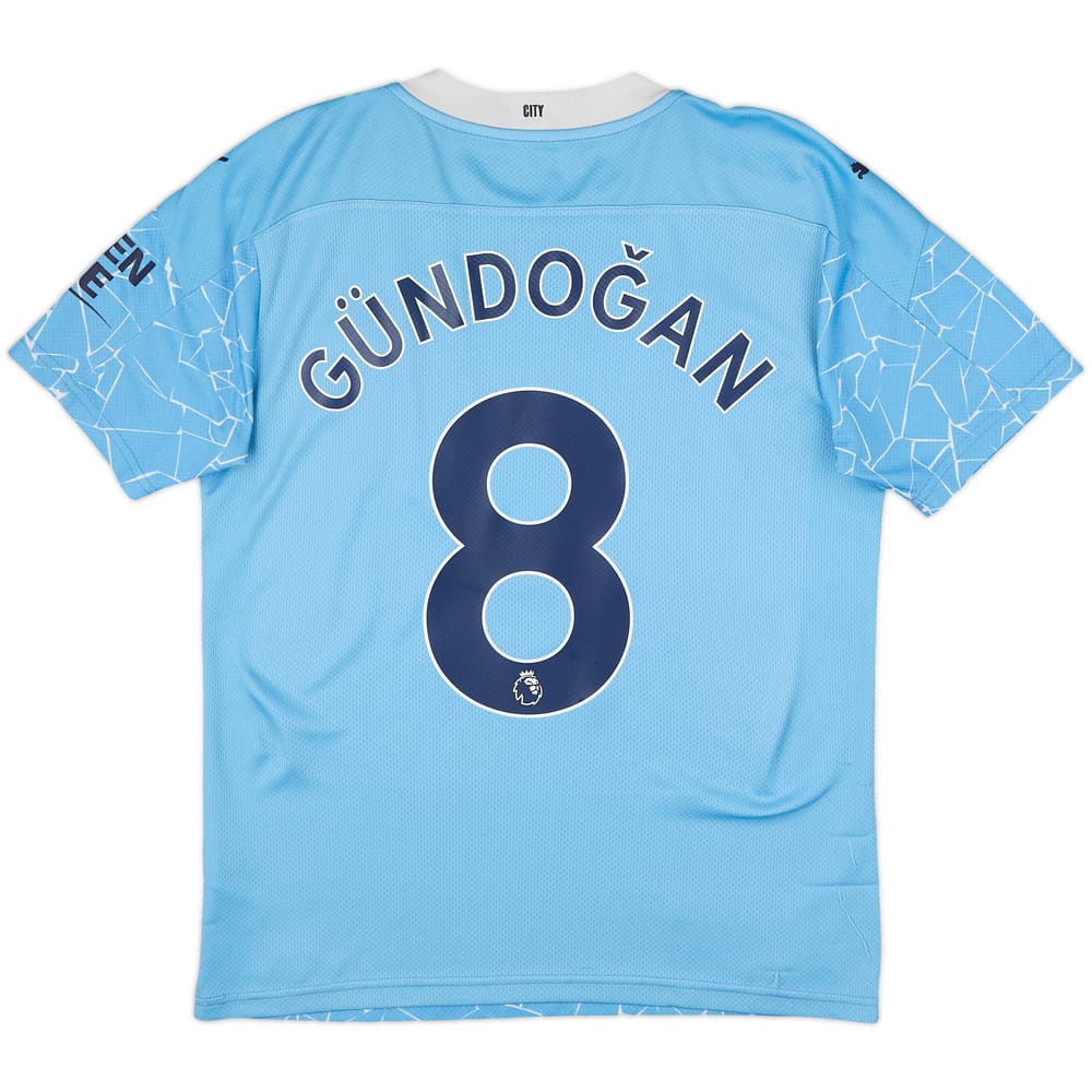 2020-21 Manchester City Home Shirt Gundogan #8 - 5/10 - (S)