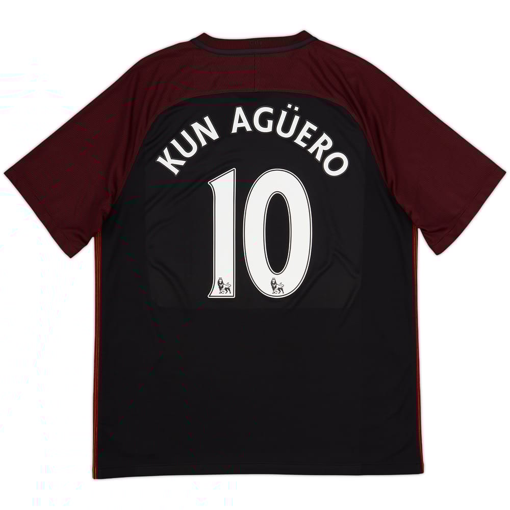 2016-17 Manchester City Camiseta de visitante Kun Aguero #10 - 9/10 - (XL)
