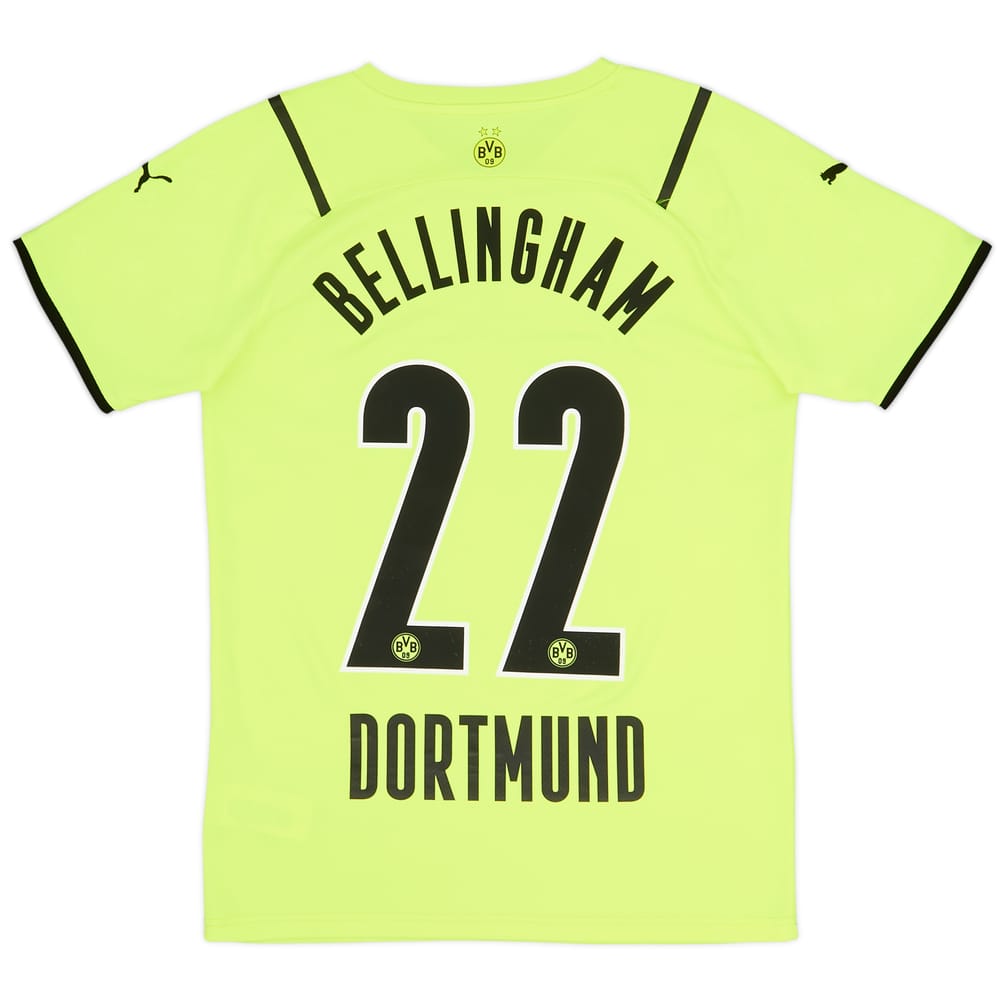 2021-22 Borussia Dortmund European Home Shirt Bellingham #22 - 10/10 - (S)