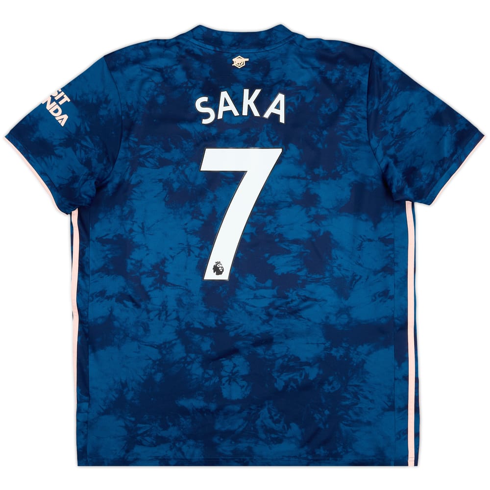 2020-21 Arsenal Third Shirt Saka #7 - 9/10 - (XL)