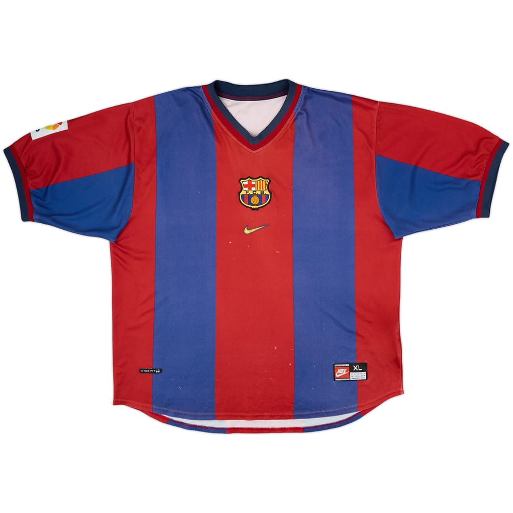 1998-00 Barcelona Home Shirt - 5/10 - (XL)
