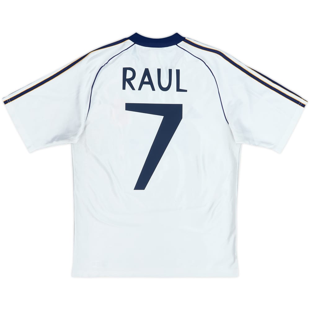 1998-00 Real Madrid Home Shirt Raul #7 - 6/10 - (15-16 Years)