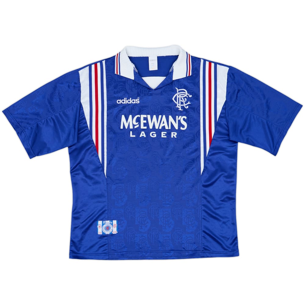 1996-97 Rangers Home Shirt - 8/10 - (XL)
