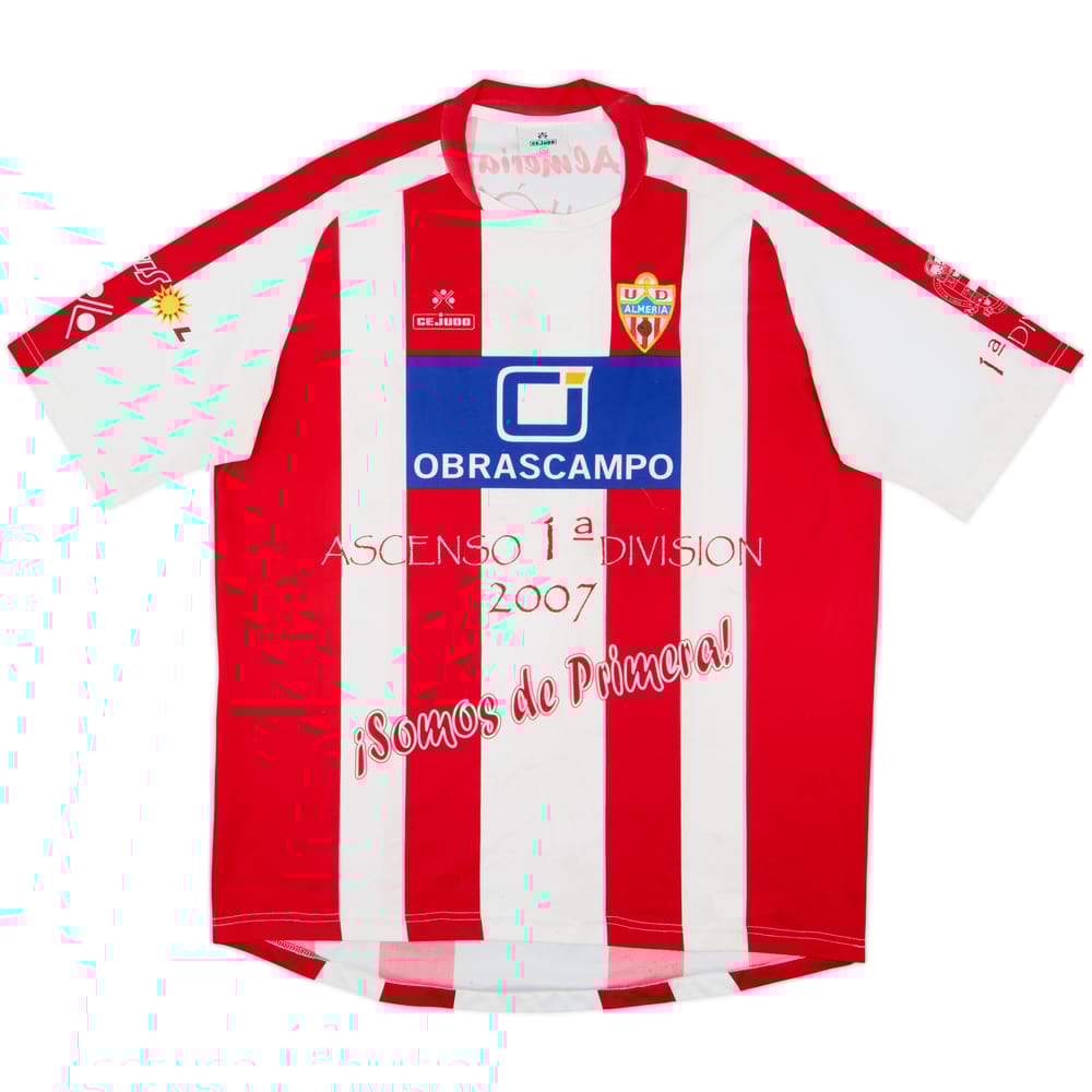 Camiseta de local Edición Especial '1a Division' del Almeria 2006-07 #12 - 7/10 - (XL)