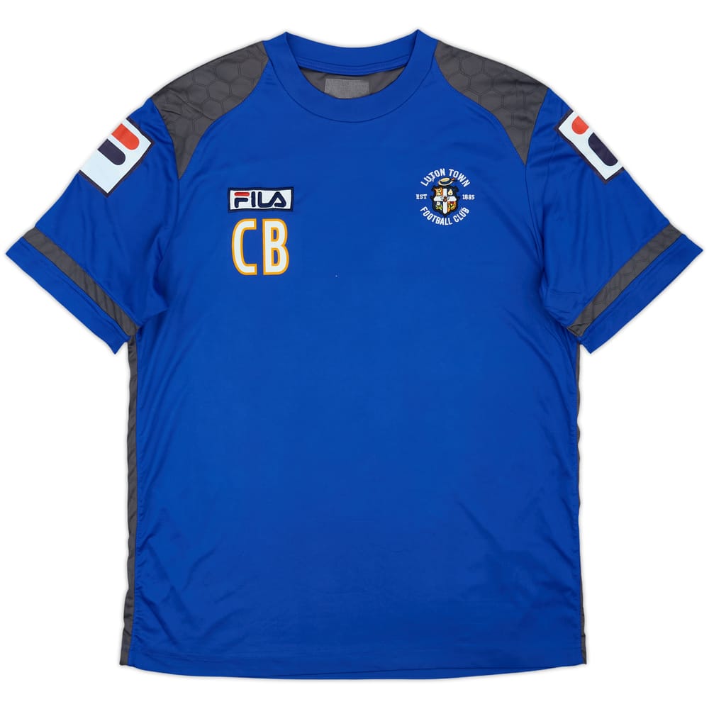 2013-14 Luton Town Staff Issue Training Shirt 'CB' - 7/10 - (M)