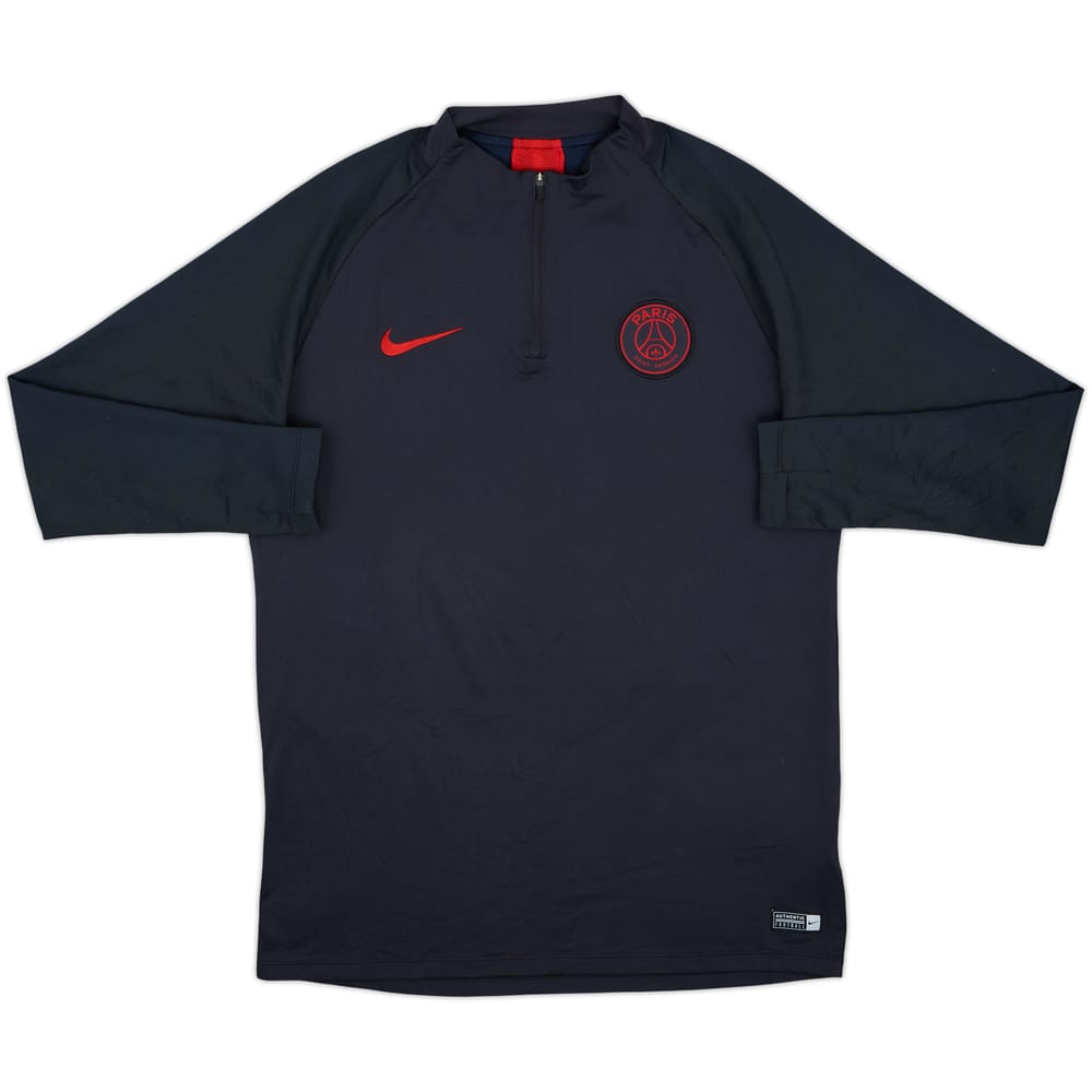 2019-20 Paris Saint-Germain Nike Top de cremallera 1/4 de perforación - 8/10 - (L)