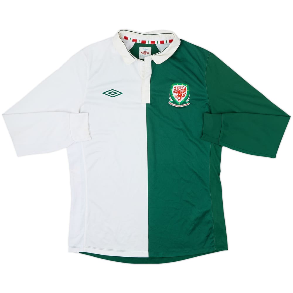 2012-14 Wales Away L/S Shirt - 7/10 - (M)