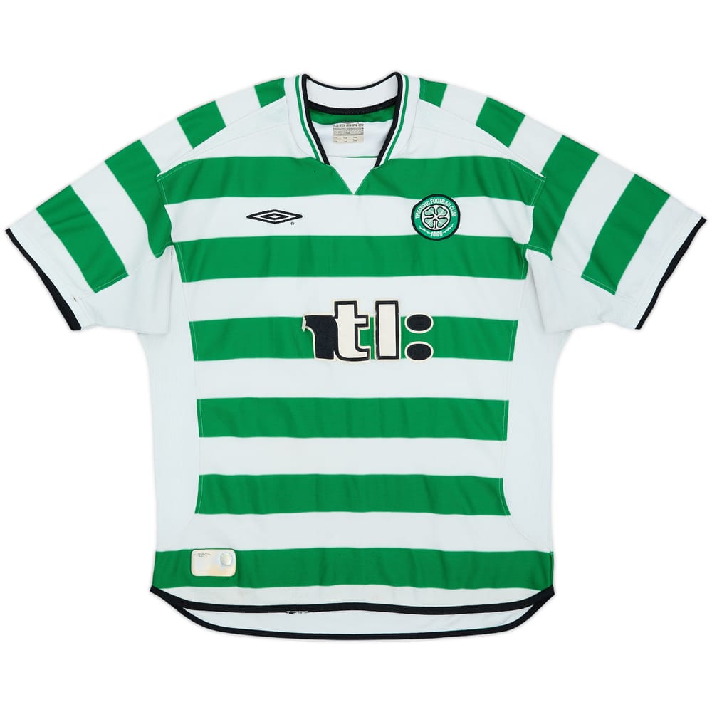 2001-03 Celtic Home Shirt - 4/10 - (L)