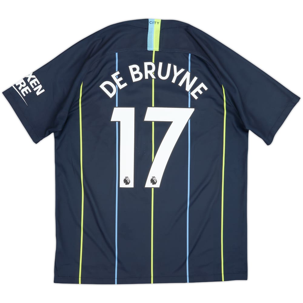 2018-19 Manchester City Away Shirt De Bruyne #17 - 6/10 - (L)