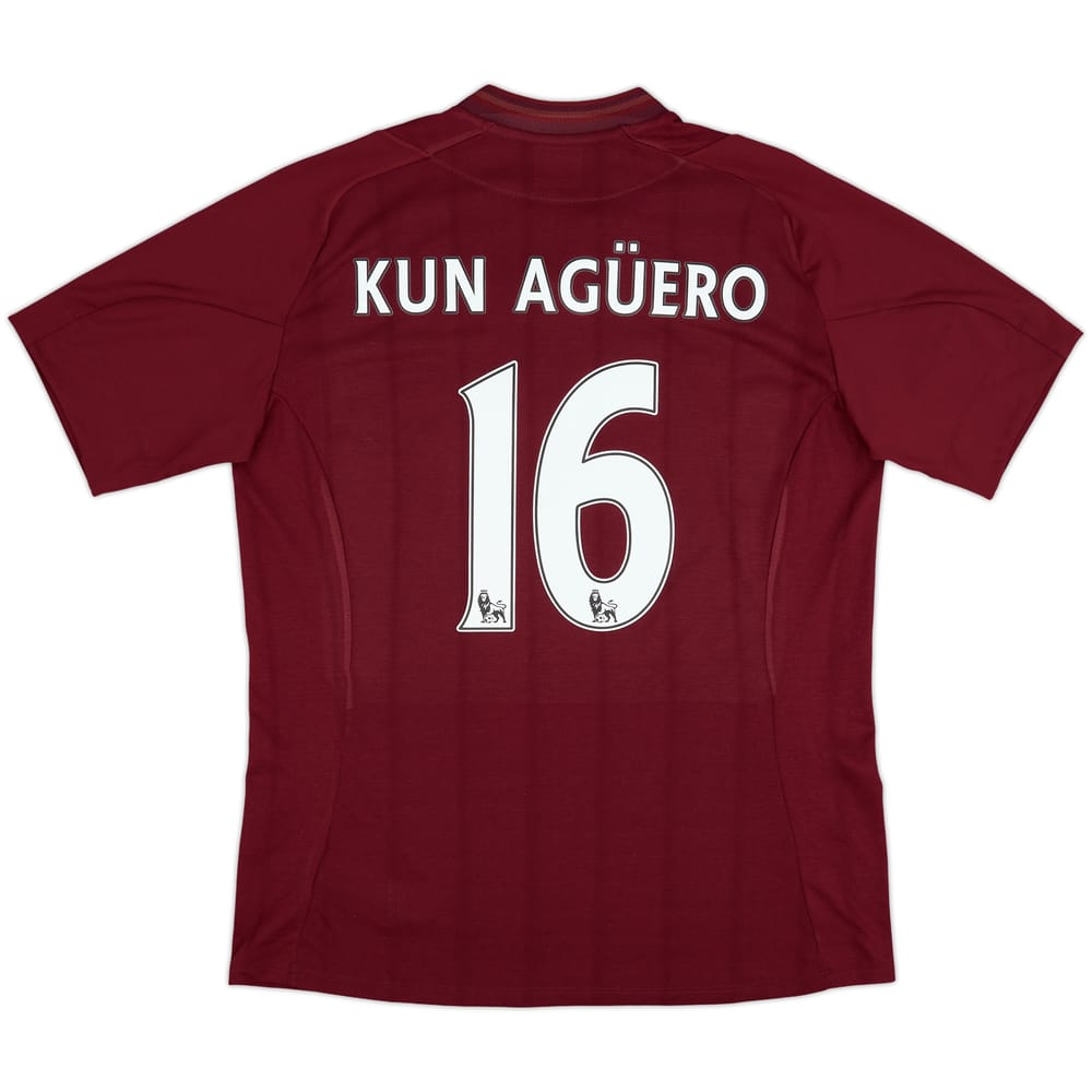 2012-13 Manchester City Away Shirt Kun Aguero #16 - 9/10 - (L)